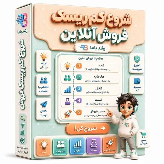 بامو شروع کم‌ریسک فروش آنلاین برای اعتبارسنجی ایده و آزمایش بازار